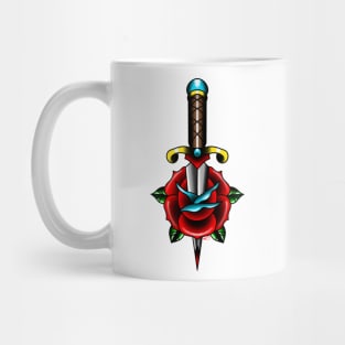 Rose and dagger Mug